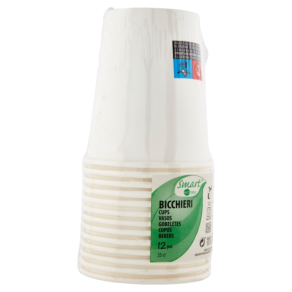 Smart Ecotable Bicchieri 25 cl 12 pz